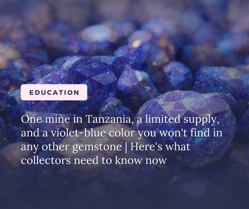 Tanzanite: The Rare December Birthstone Found in Only One Place on Earth