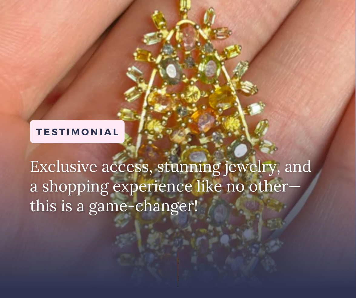 Testimonial:  Lucky To Have Stumbled Upon This Incredible Jewelry Experience