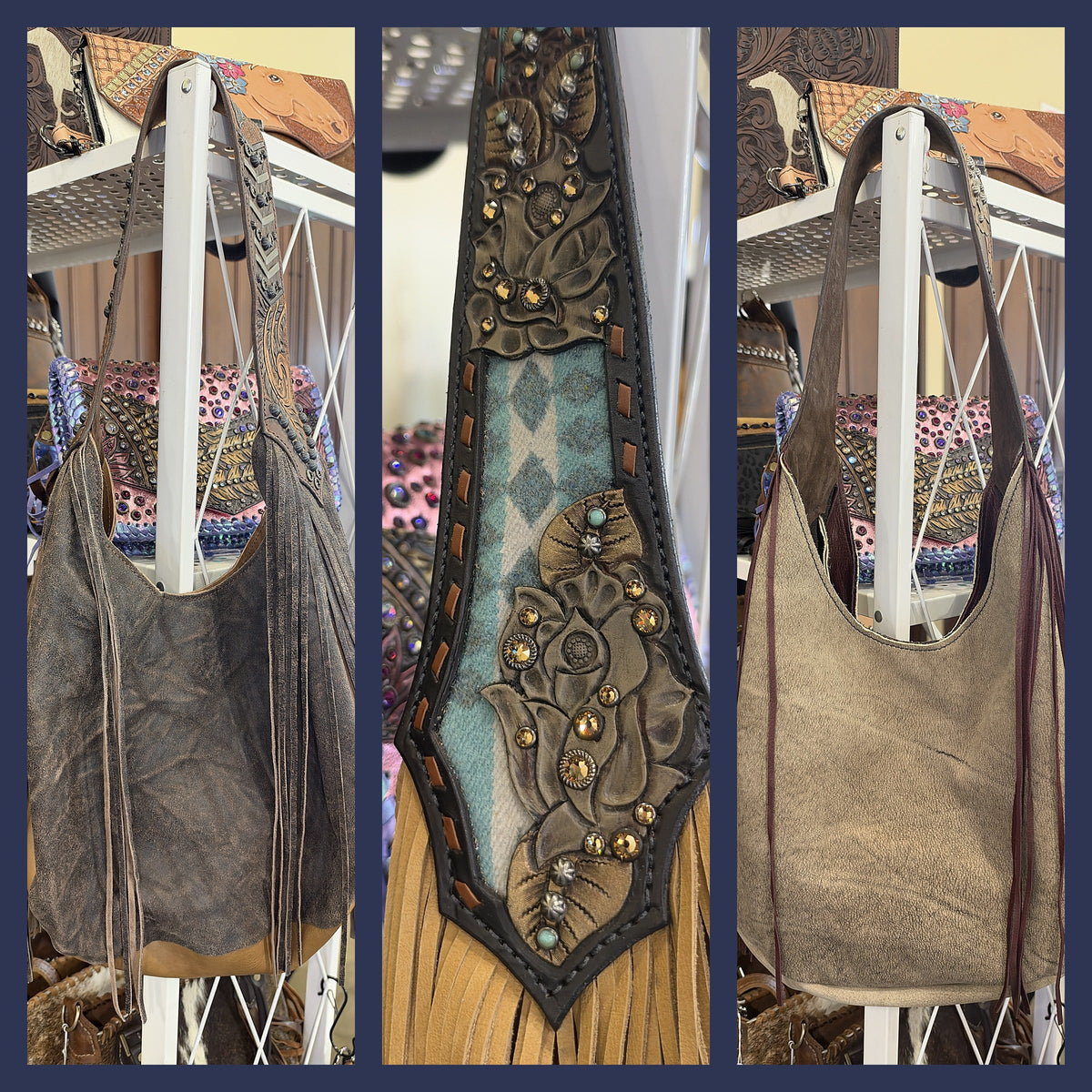 Heritage Brand purses, hand numbered, featured on Yellowstone