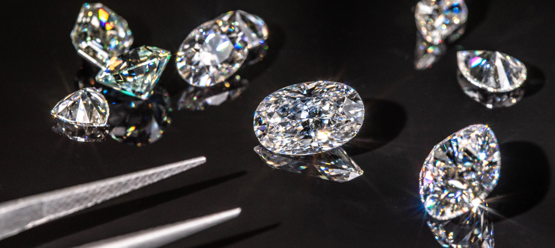 Natural diamond jewelry in sterling silver and 14k gold by Ulka Rocks