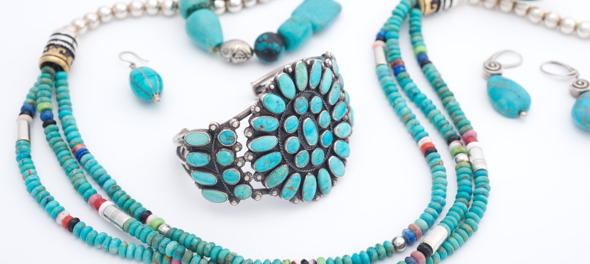 One-of-a-kind turquoise jewelry in sterling silver and 14k gold by Ulka Rocks