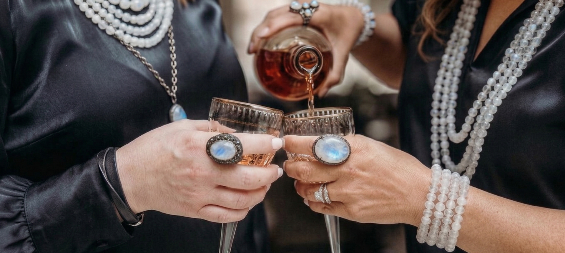 Handcrafted moonstone jewelry in sterling silver and 14k gold by Ulka Rocks