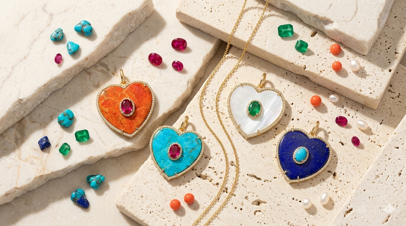 14k gold gemstone jewelry collection by Ulka Rocks