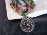 Pink Tourmaline and Diamond Pendant | Ulka Rocks