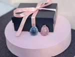 Reserved: Raw To Radiant Pink Gray Sapphire Pendant | Ulka Rocks