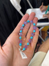 Swarovski Gem & Sleeping Beauty Turquoise Bead Bracelet Variations