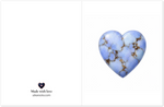 Golden Hill Turquoise Heart Greeting Cards, Pack of 10 | Ulka Rocks