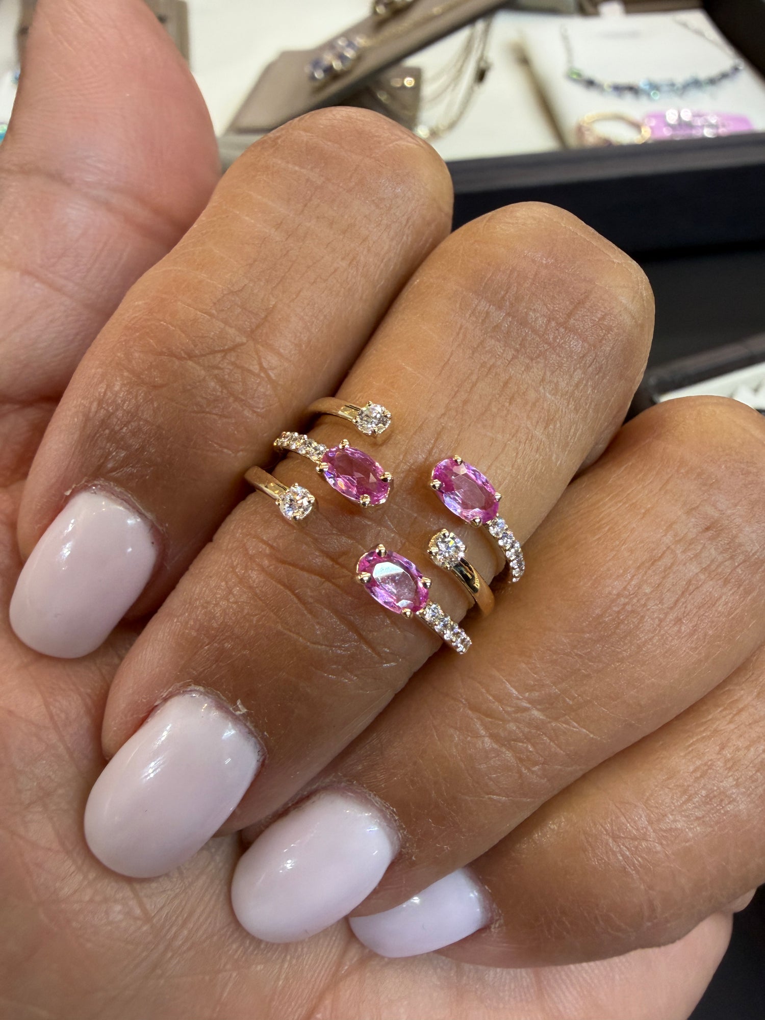 14k Yellow Gold Ring With Sapphire Size 7