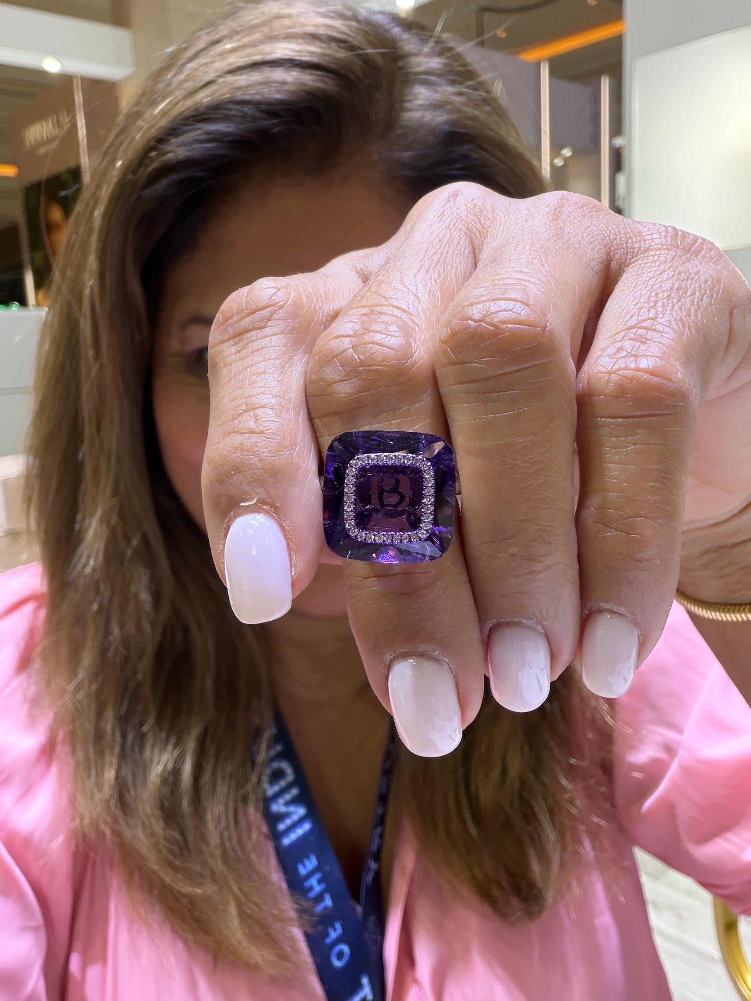 14k Yellow Gold Ring With Amethyst Size 7