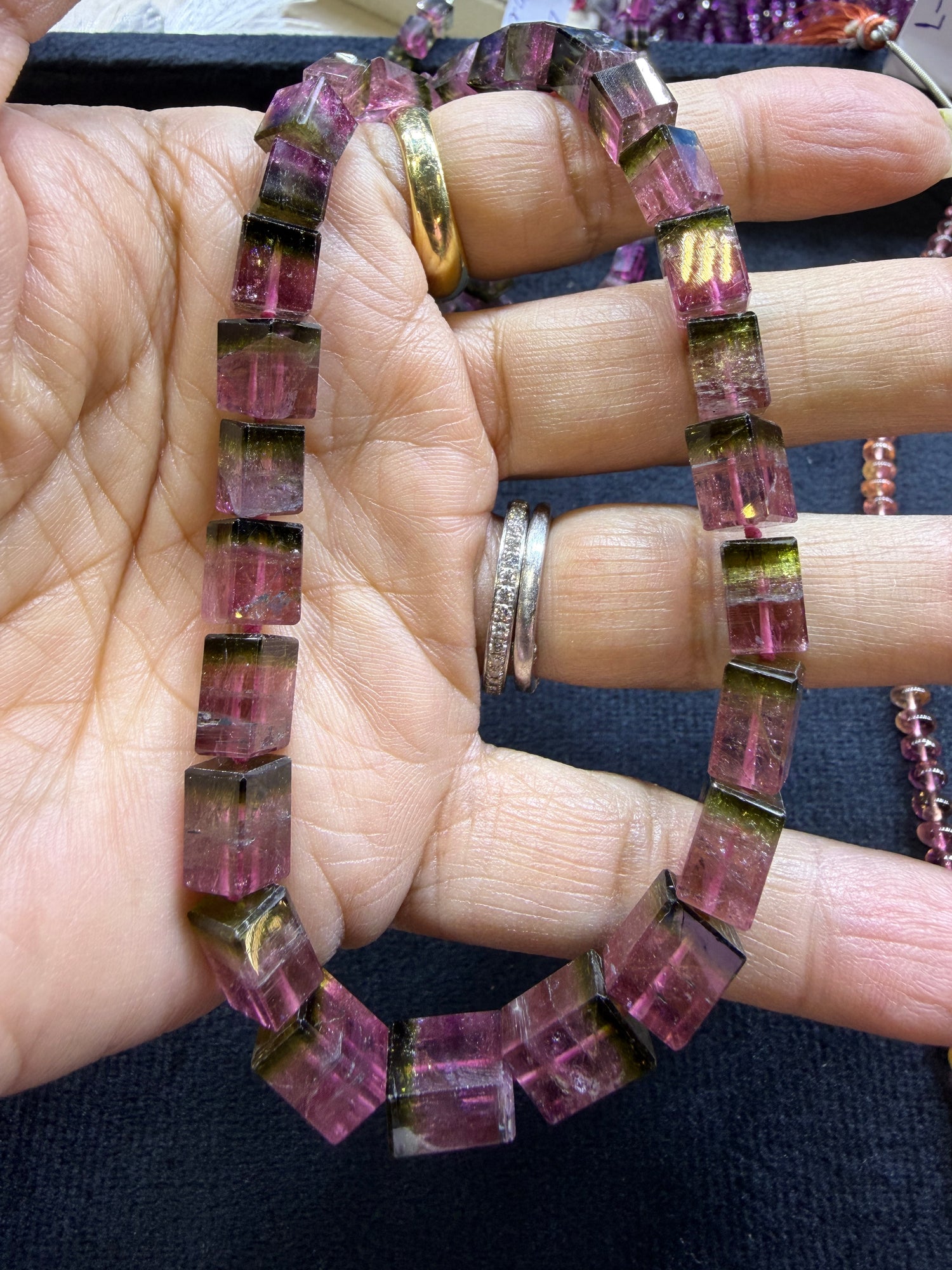 Tourmaline Beads 16 inches