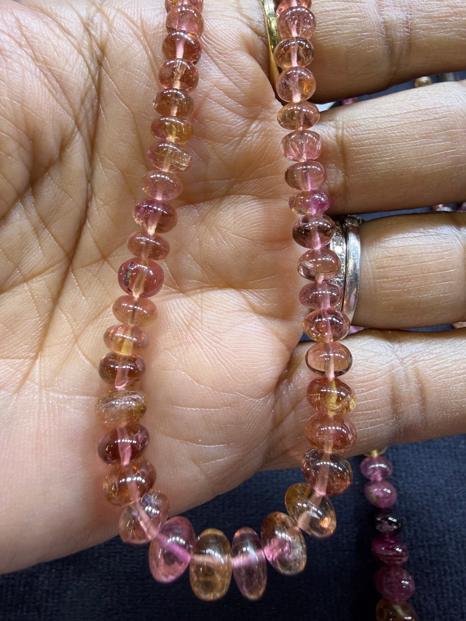 Tourmaline Beads 16 inches