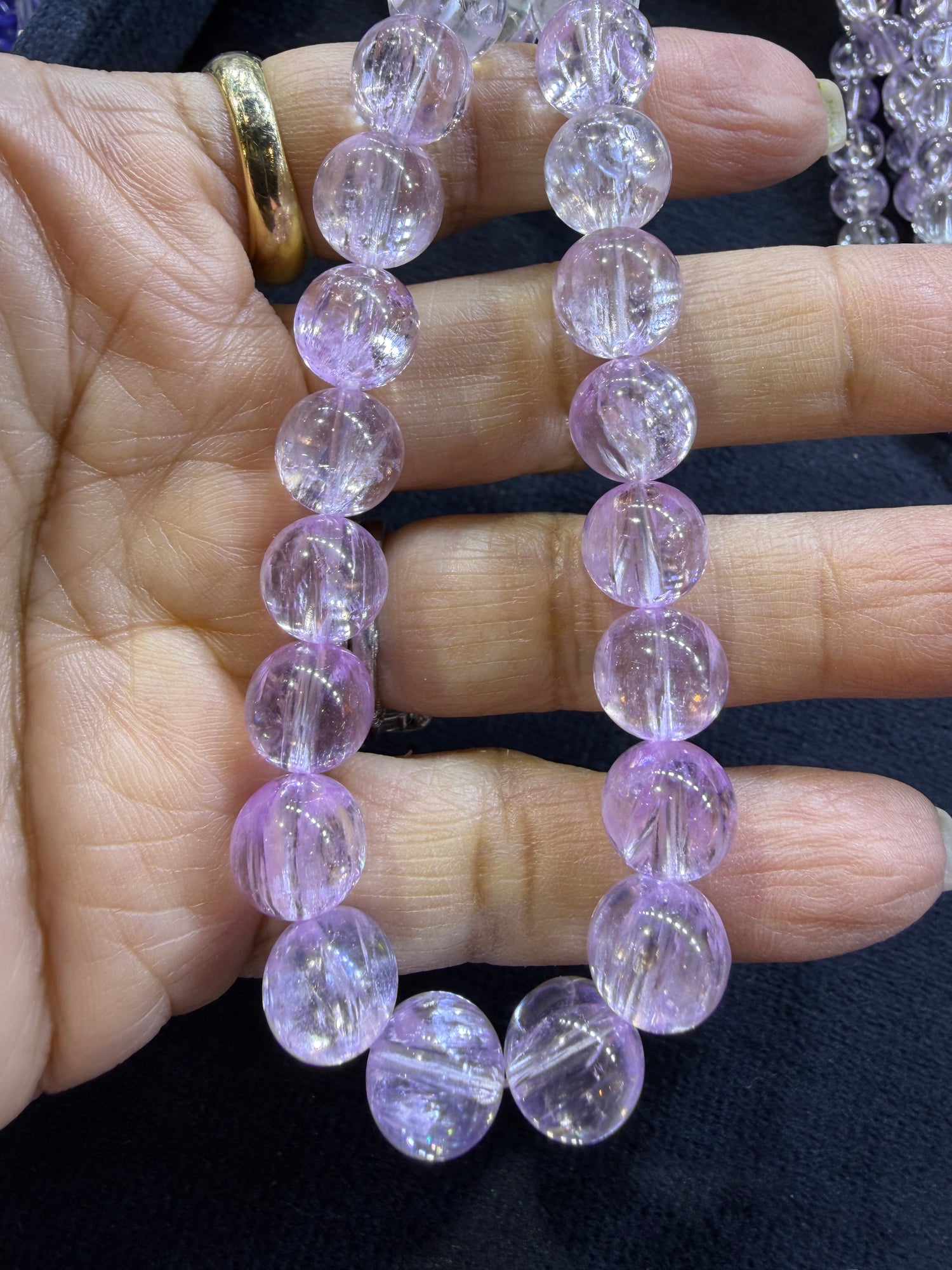 Kunzite Custom Designed Beaded Necklace