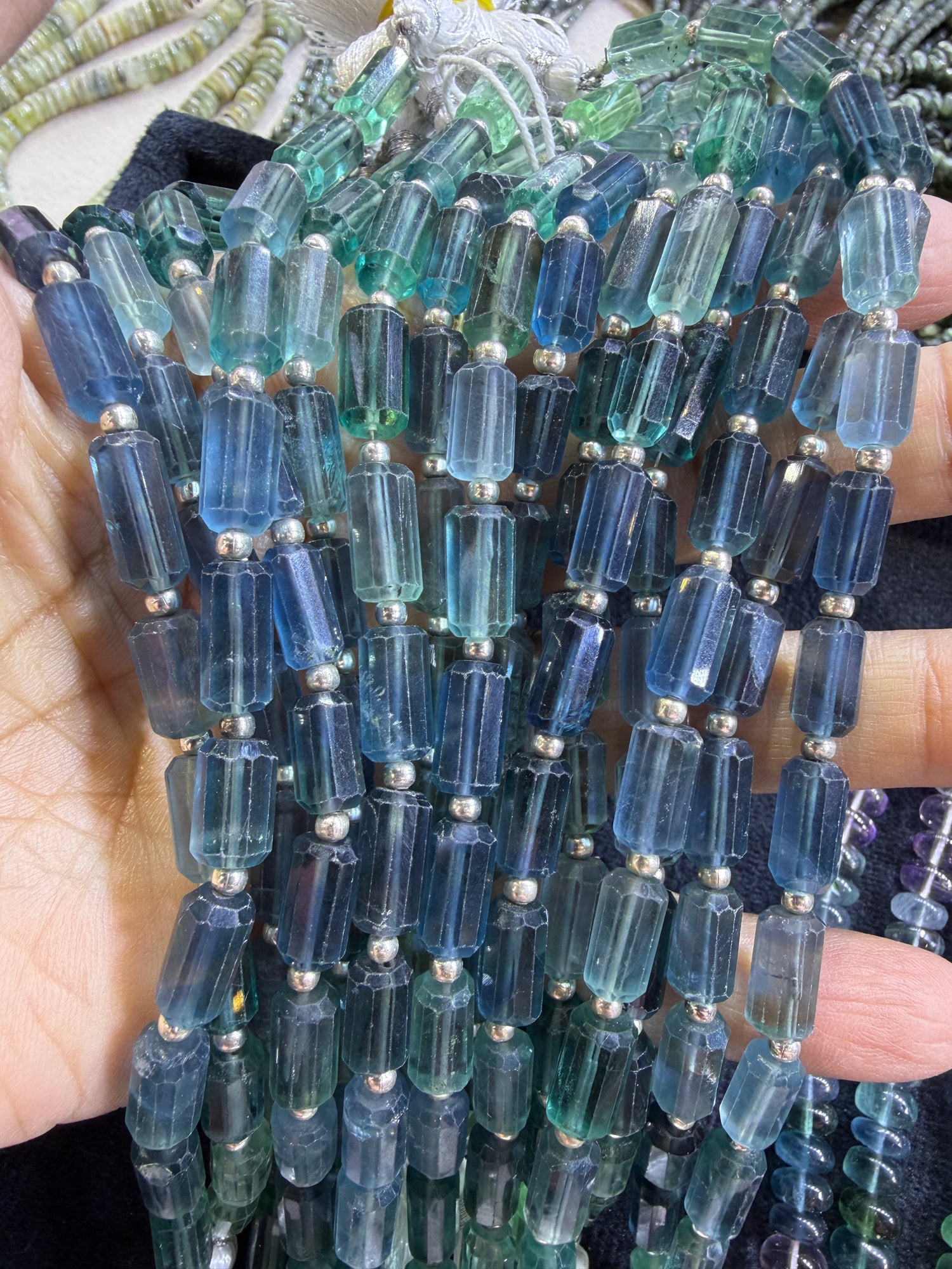 Fluorite Beads 8 inches