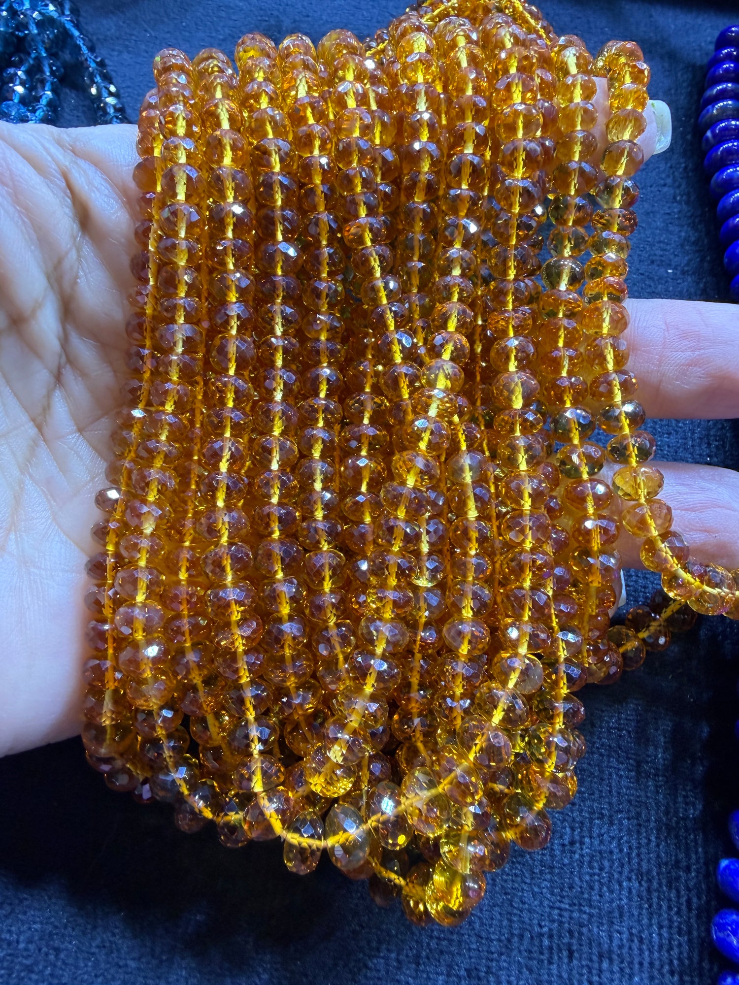 Citrine Beads 16 inches