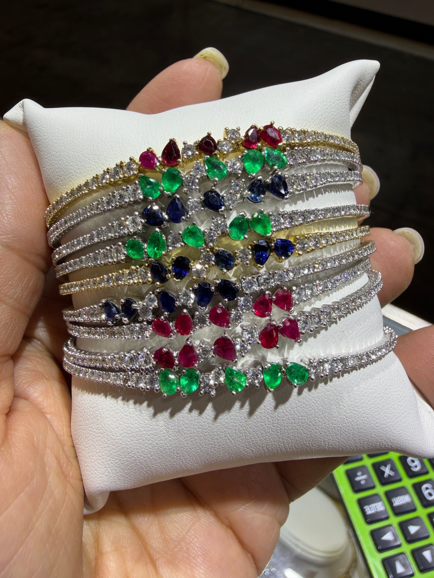 14k Yellow Gold Bracelets With Diamond