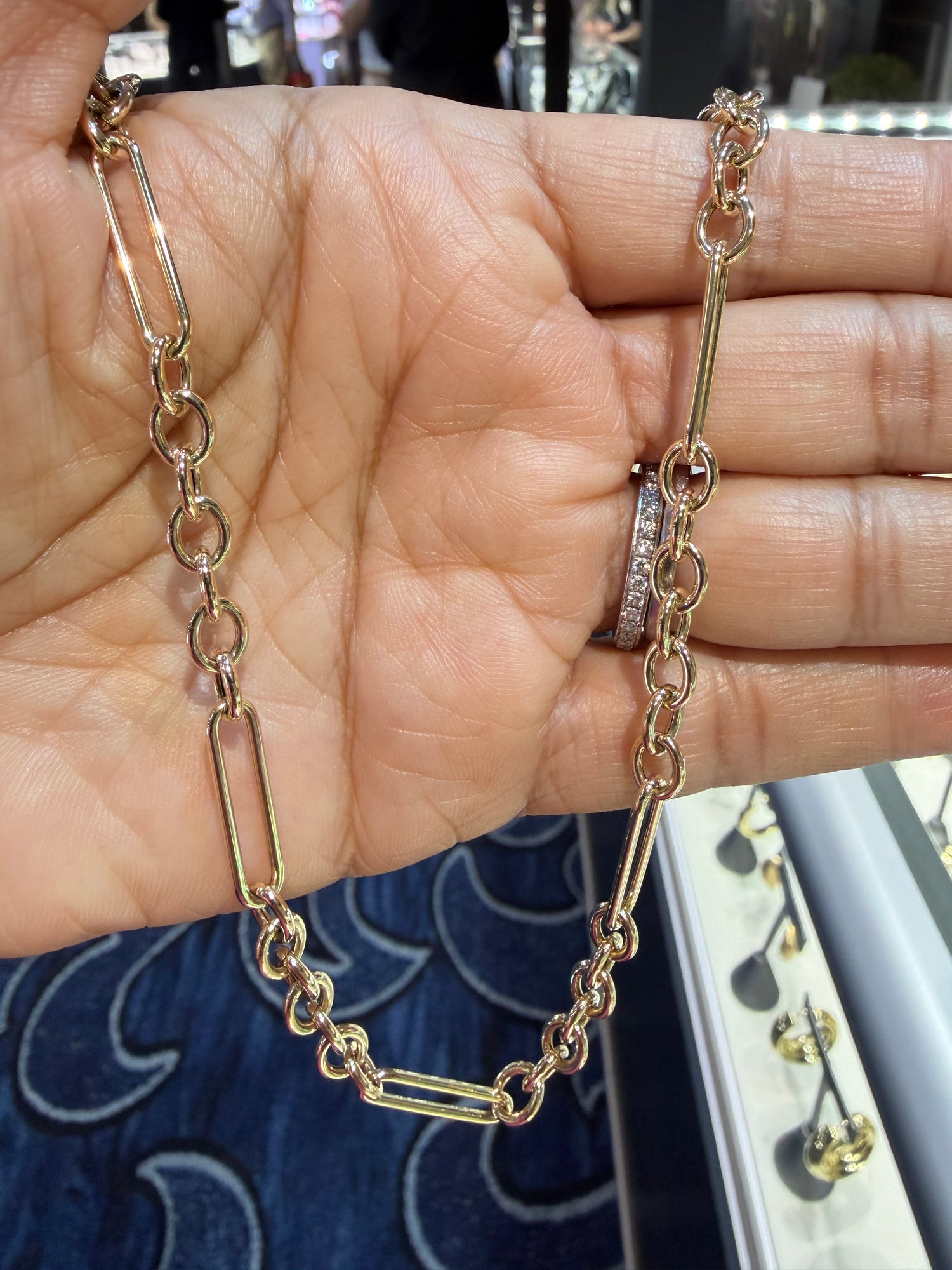 14k Yellow Gold Necklace 18 inches