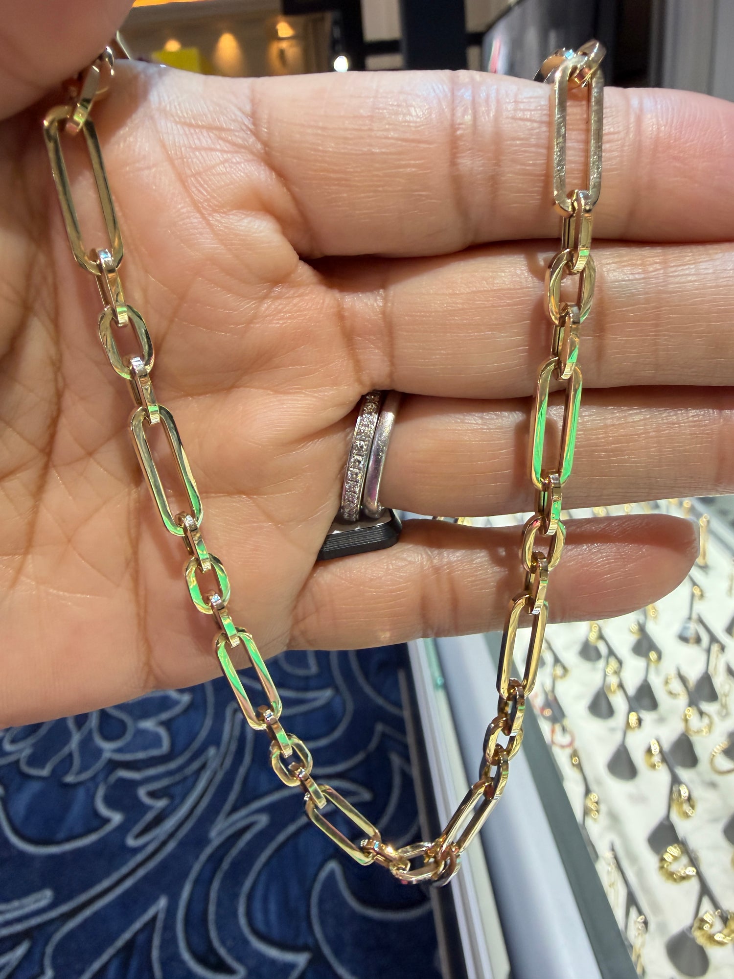 14k Yellow Gold Necklace 18 inches