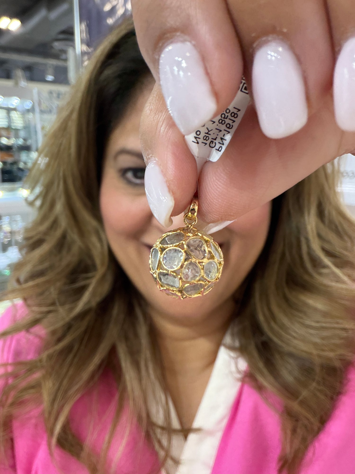 14k Yellow Gold Pendant With Diamond