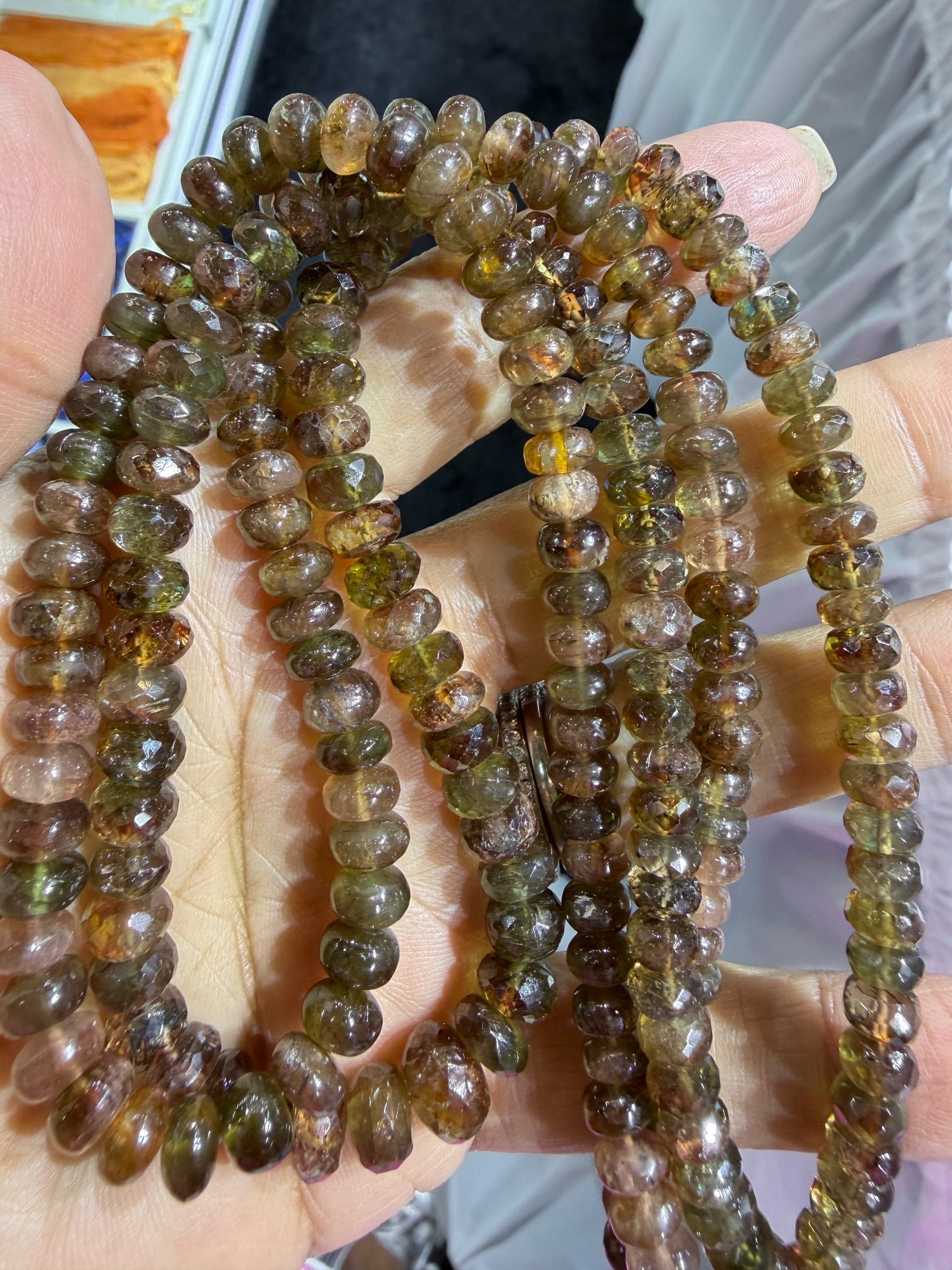 Andalusite Beads 16 inches