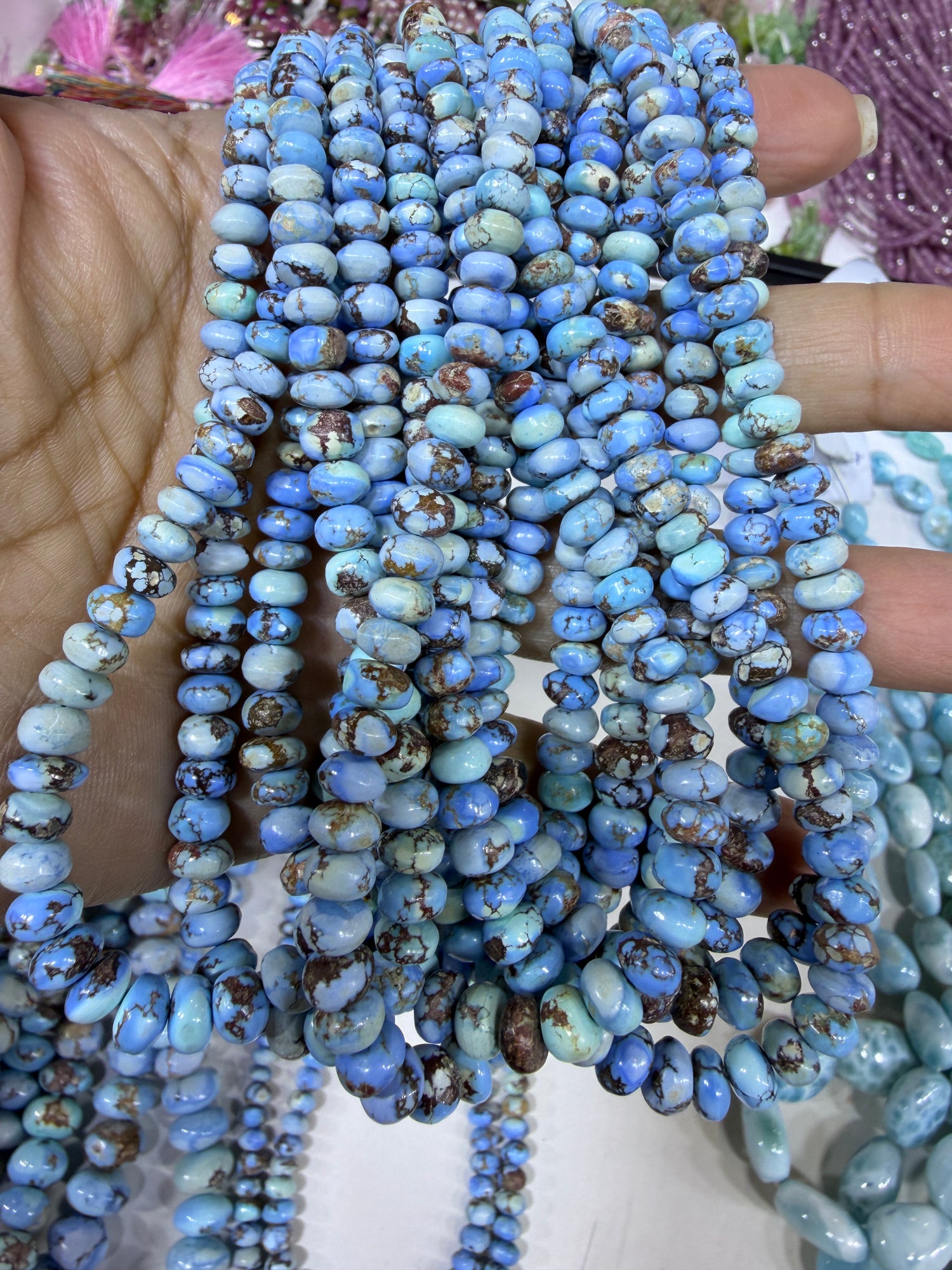 Golden Hill Turquoise Beads 16 inches