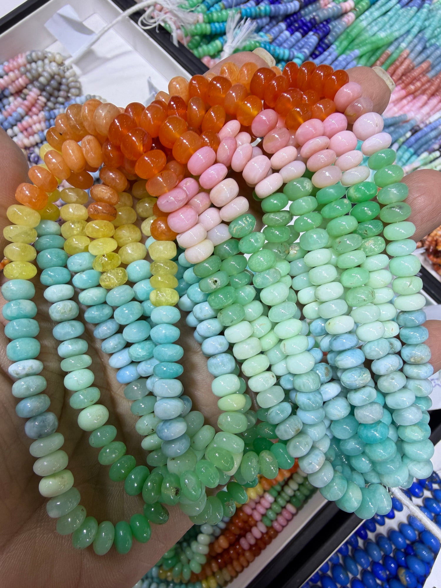 Multi-Stone Custom Designed Beaded Necklace