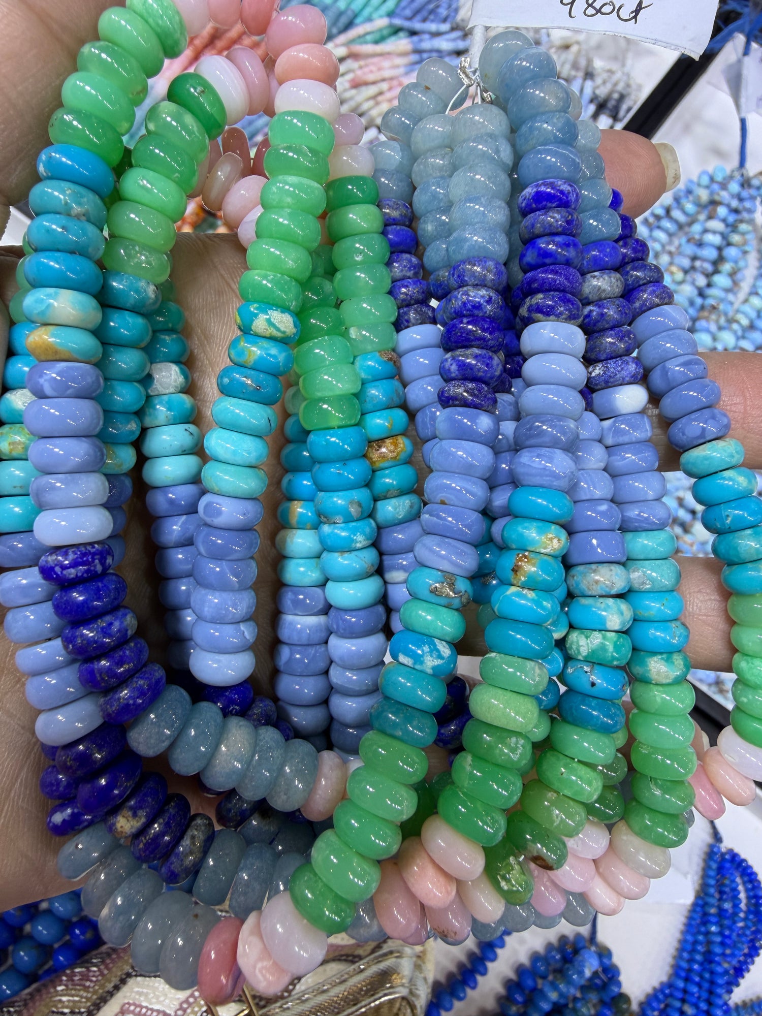 Multi-Stone Custom Designed Beaded Necklace