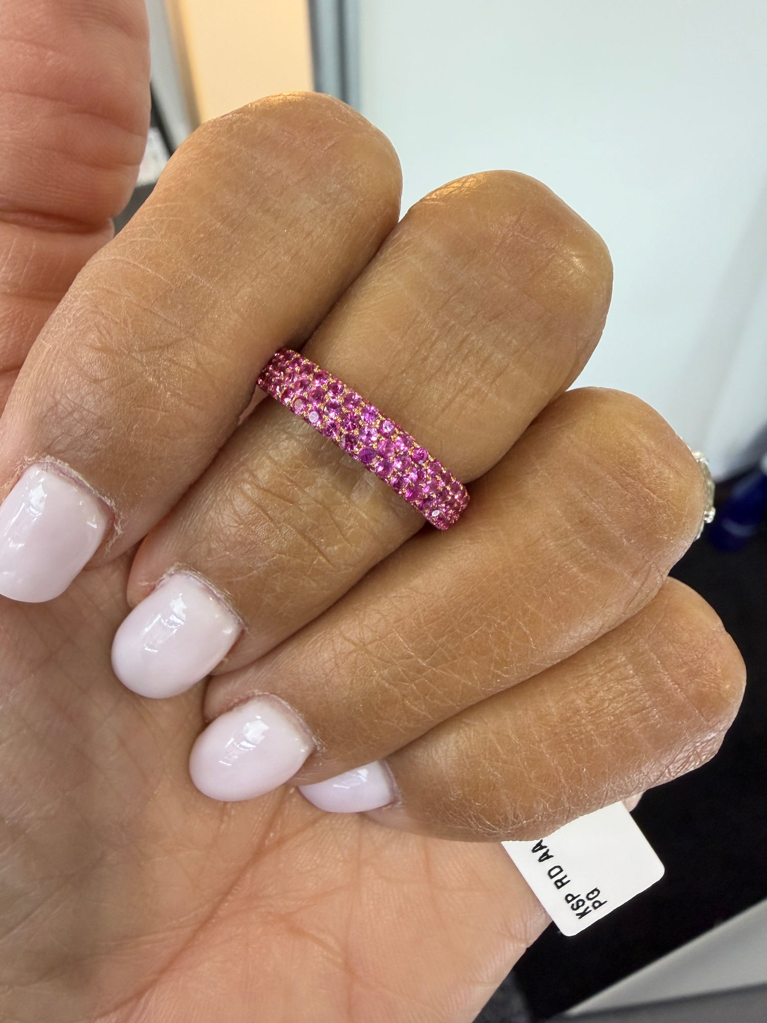 14k Rose Gold Ring With Sapphire Size 6