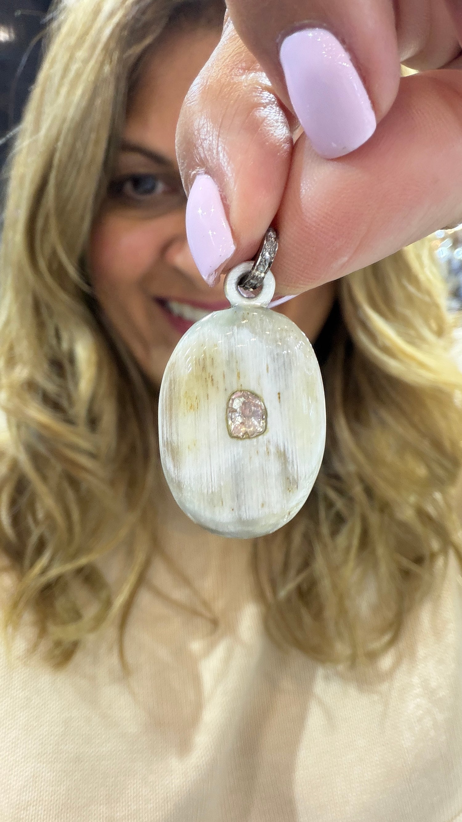 Sterling Silver Pendant With Horn