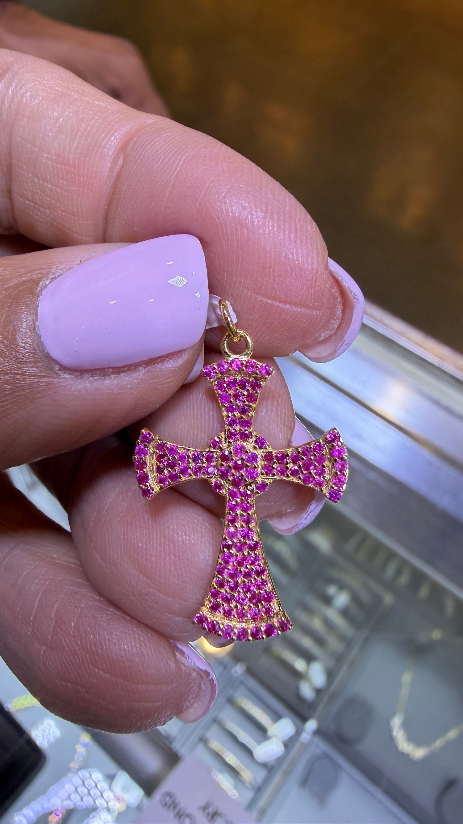 14k Yellow Gold Pendant With Ruby