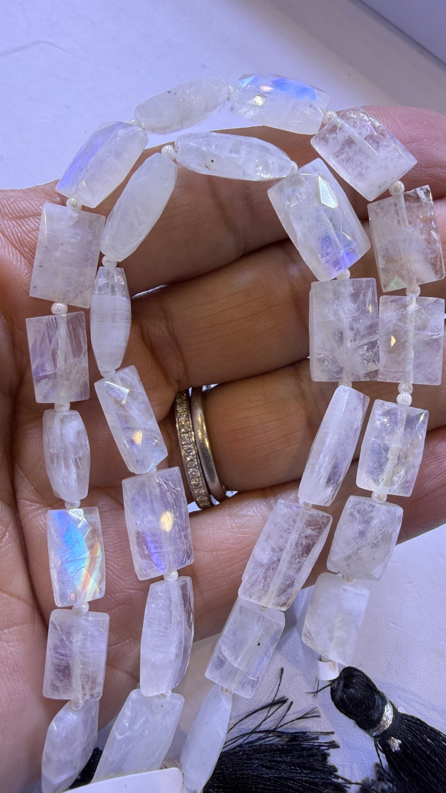 Moonstone Beads 8 inches