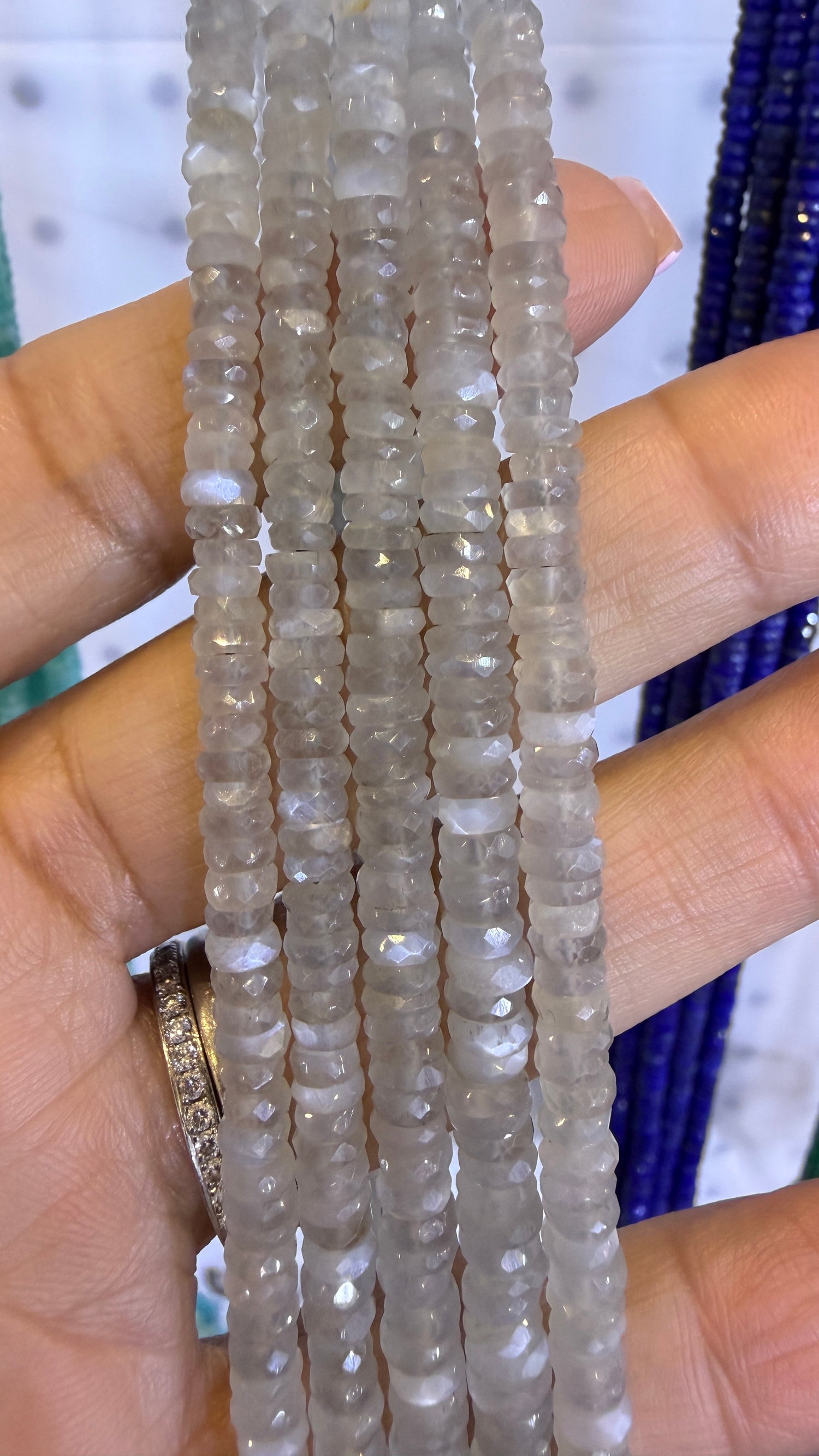 Moonstone Beads 16 inches