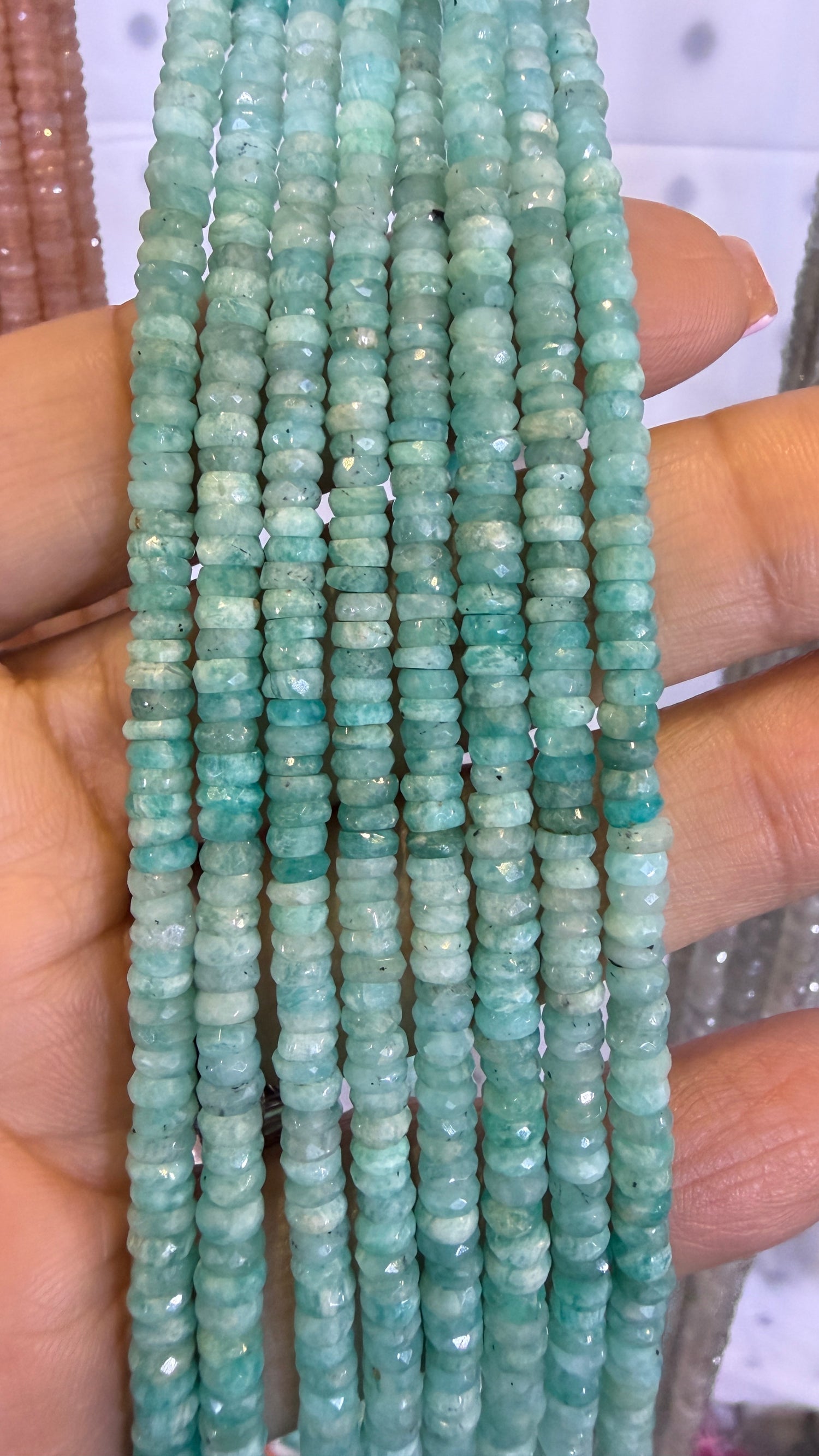 Amazonite Custom Designed Beaded Necklace