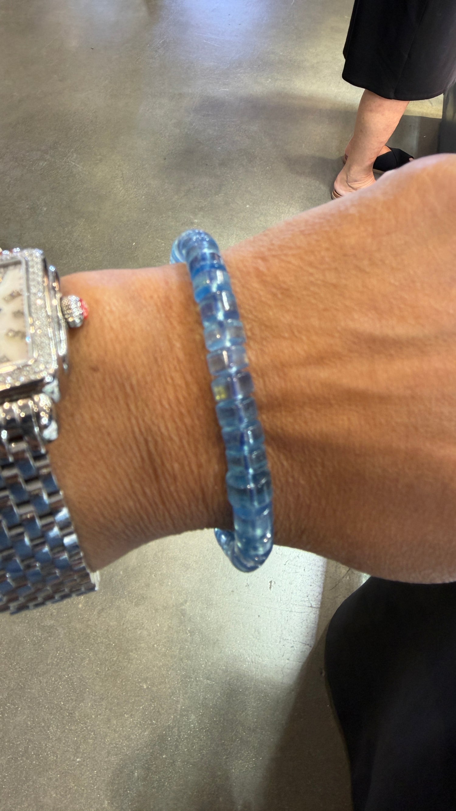 Bracelet With Aquamarine