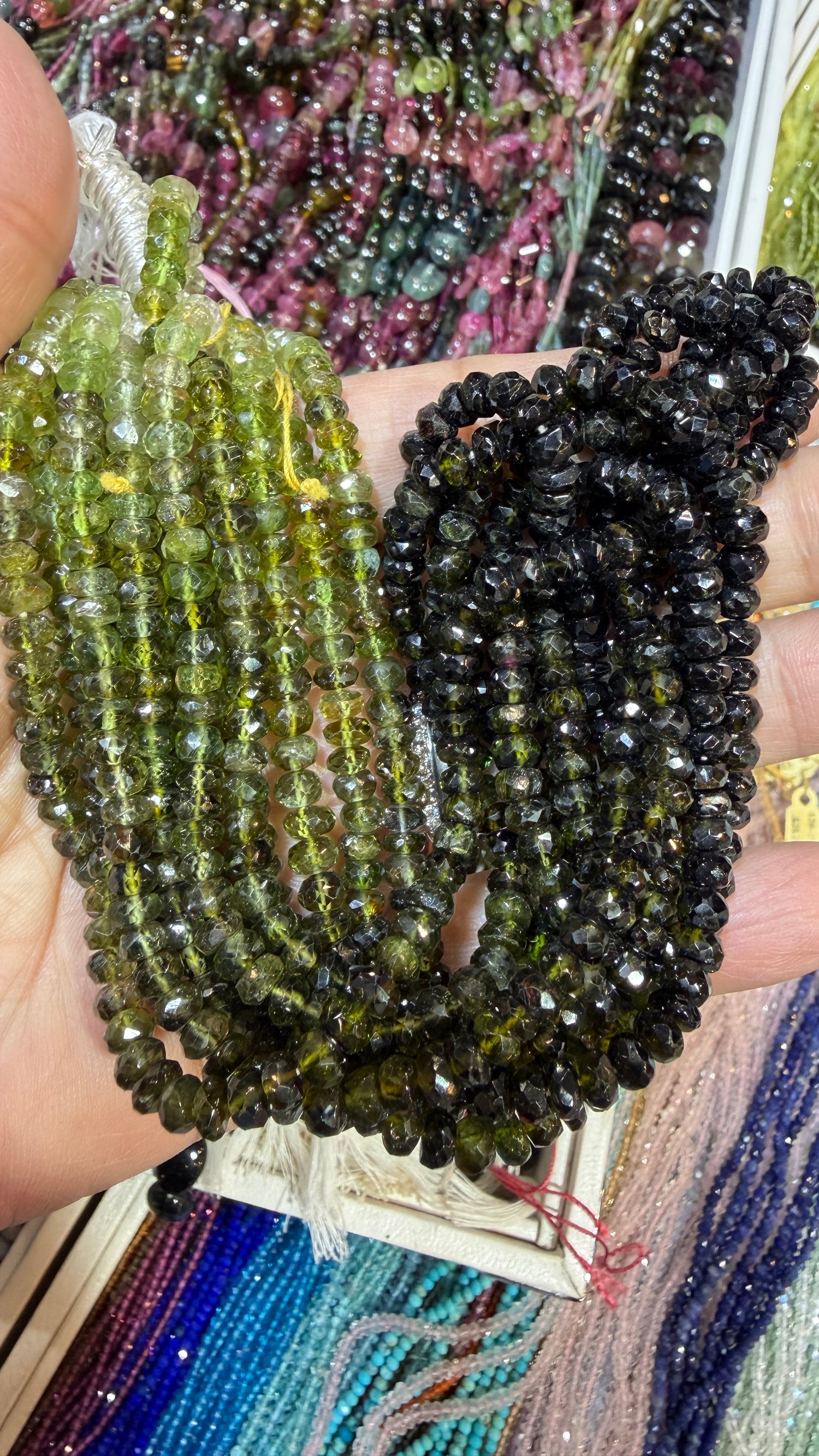 Tourmaline Beads 16 inches