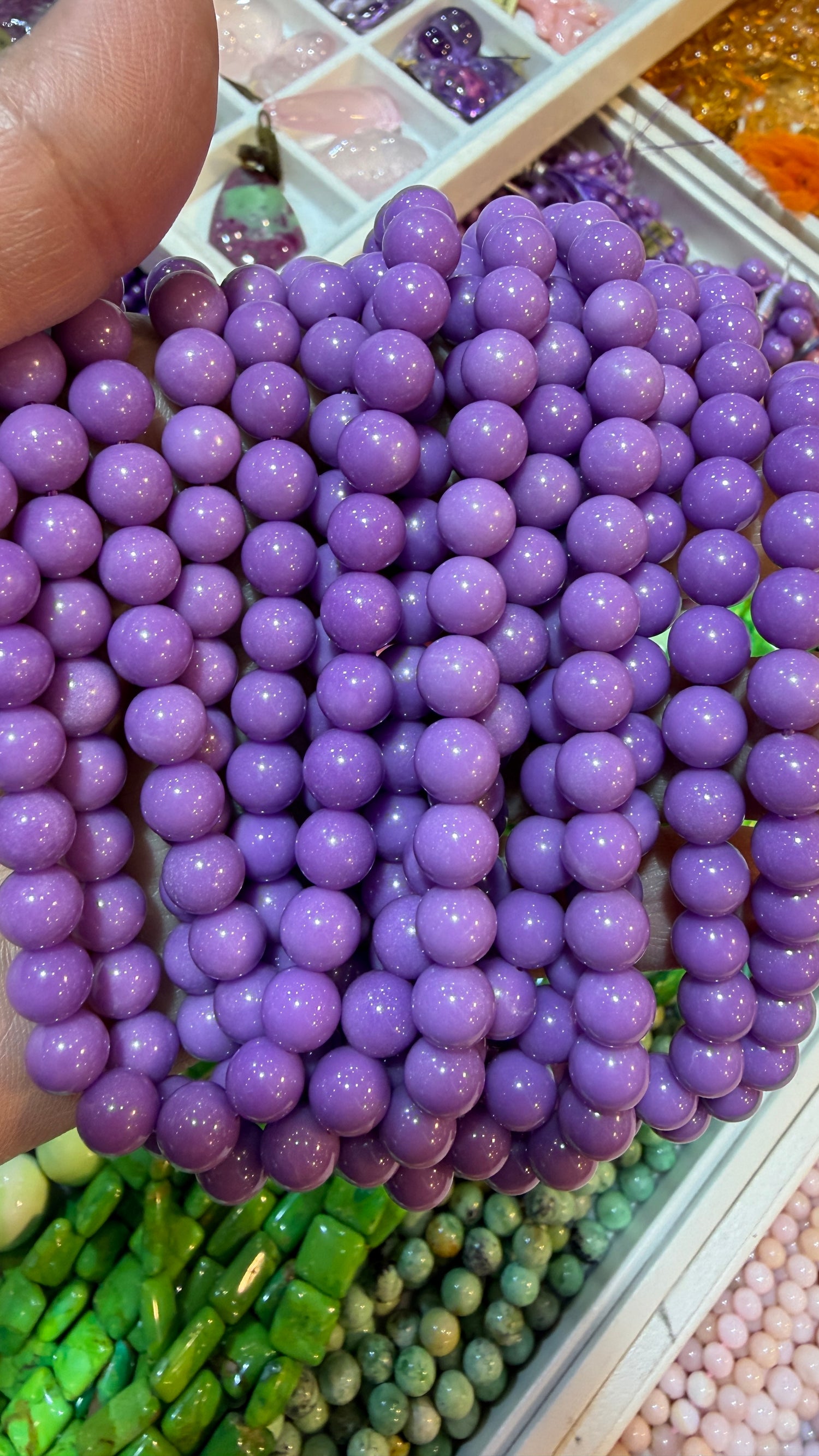 Phosphosiderite Beads 16 inches