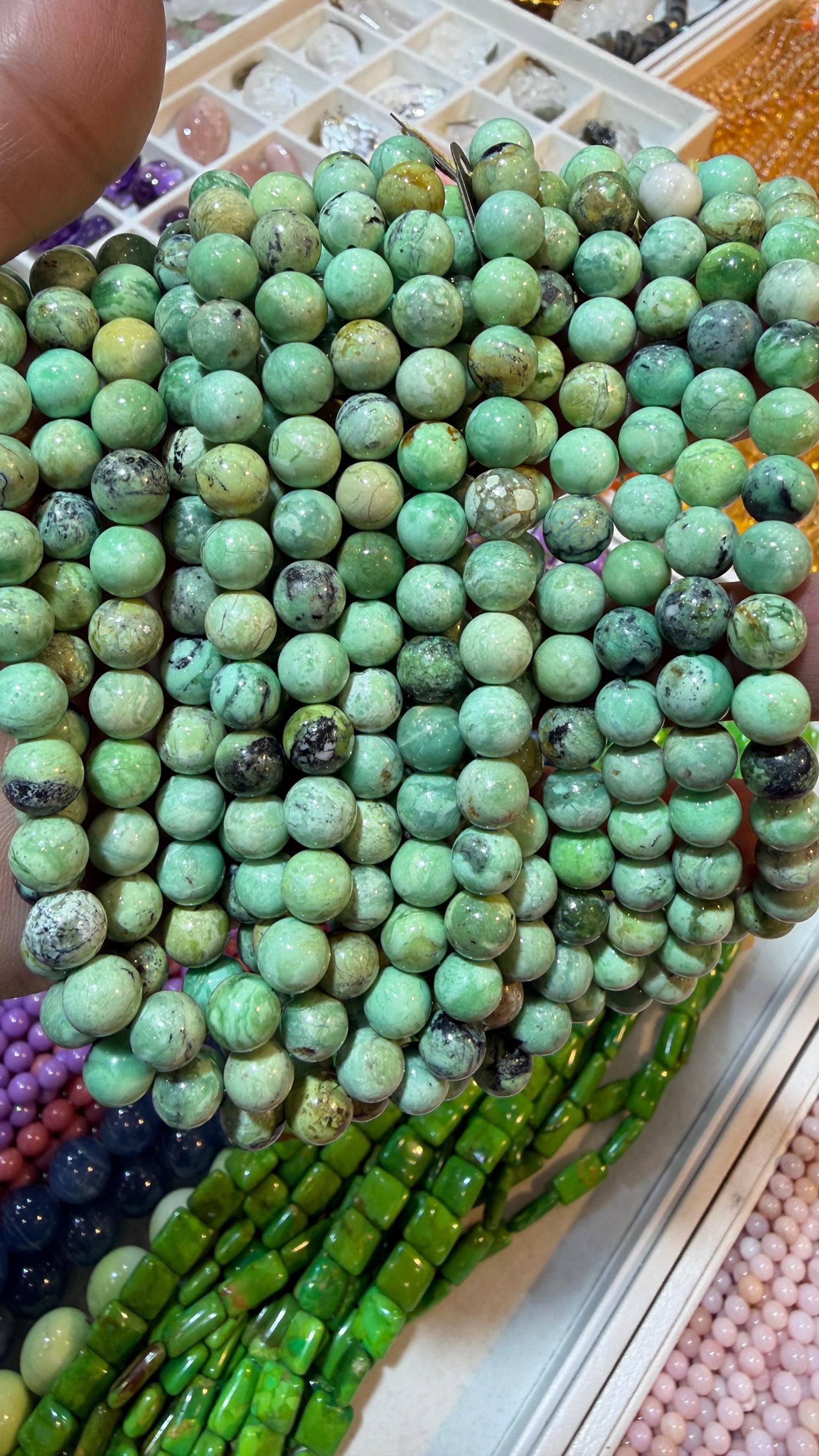 Variscite Beads 16 inches