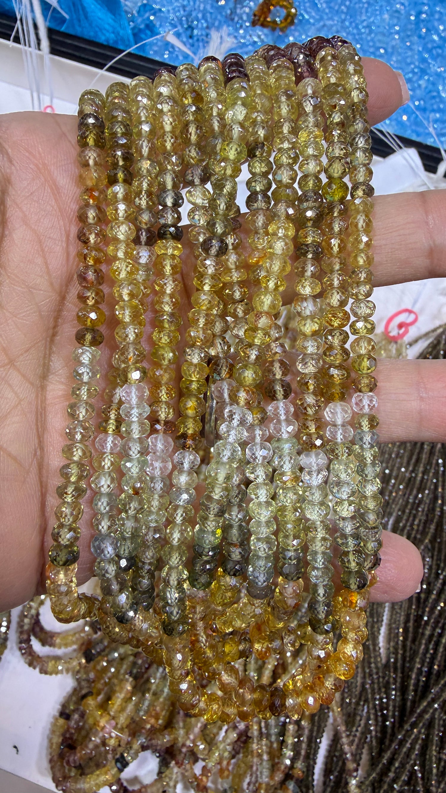 Tourmaline Custom Designed Beaded Necklace