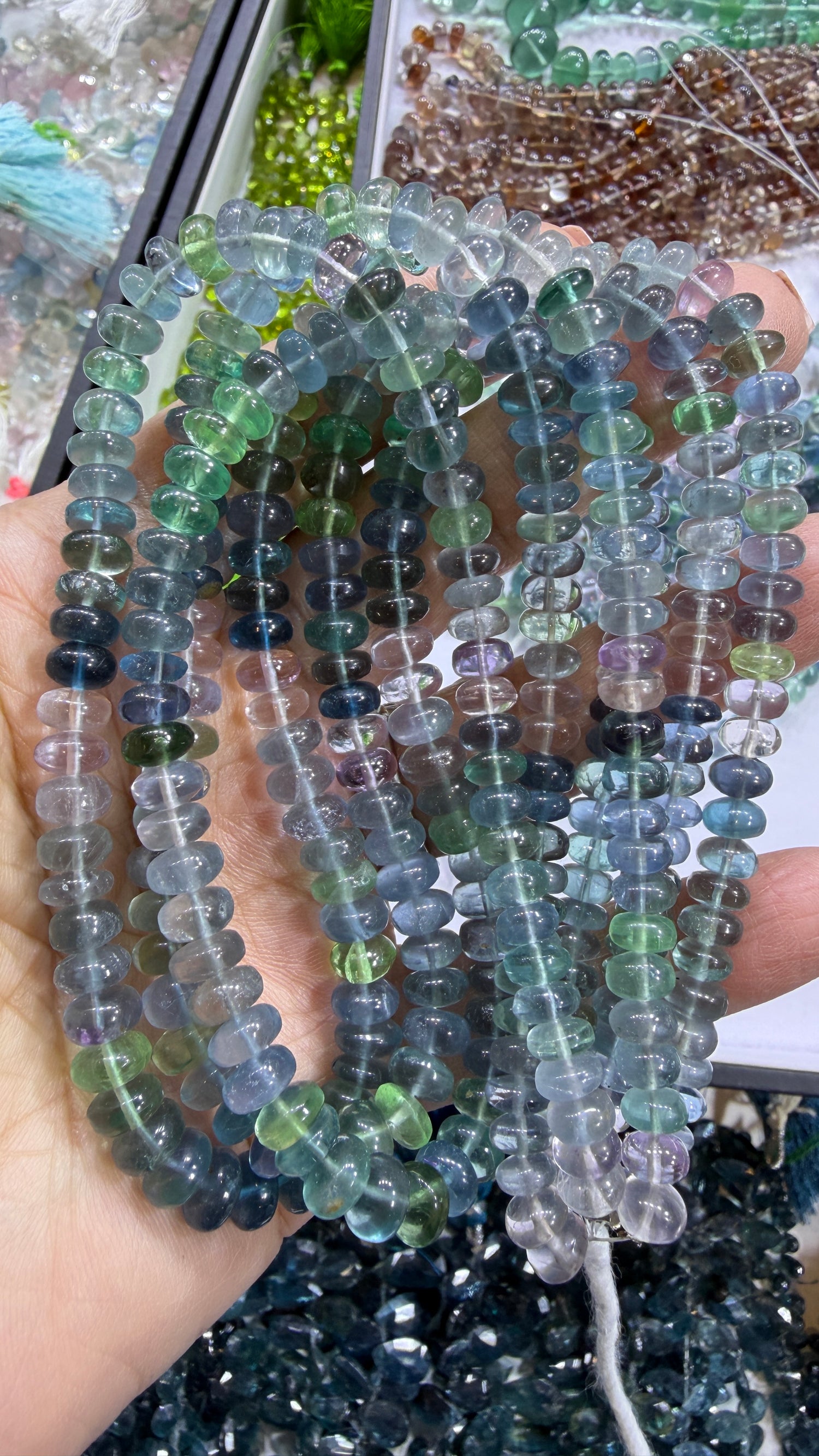 Fluorite Custom Designed Beaded Necklace