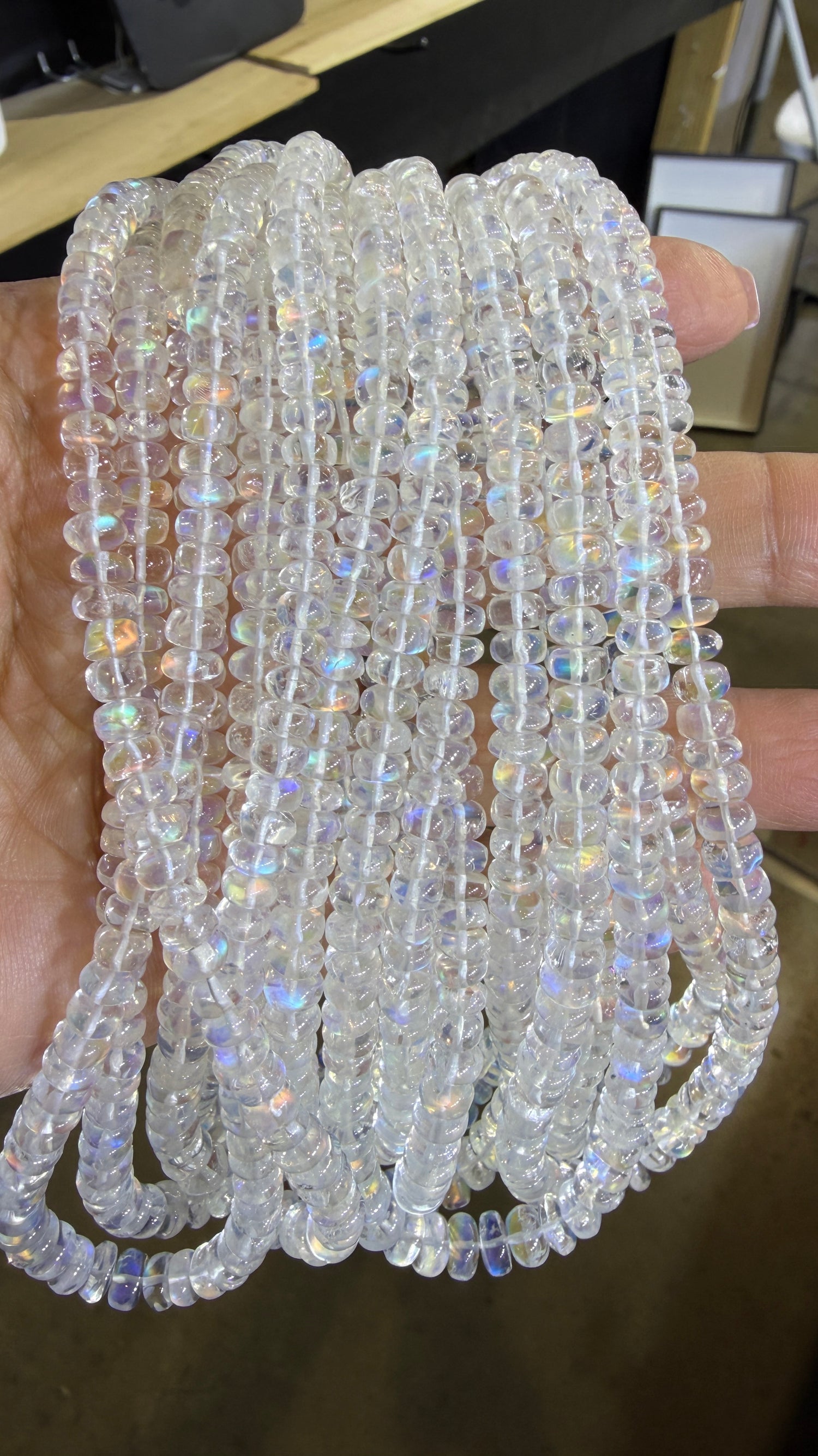 Moonstone Beads 16 inches