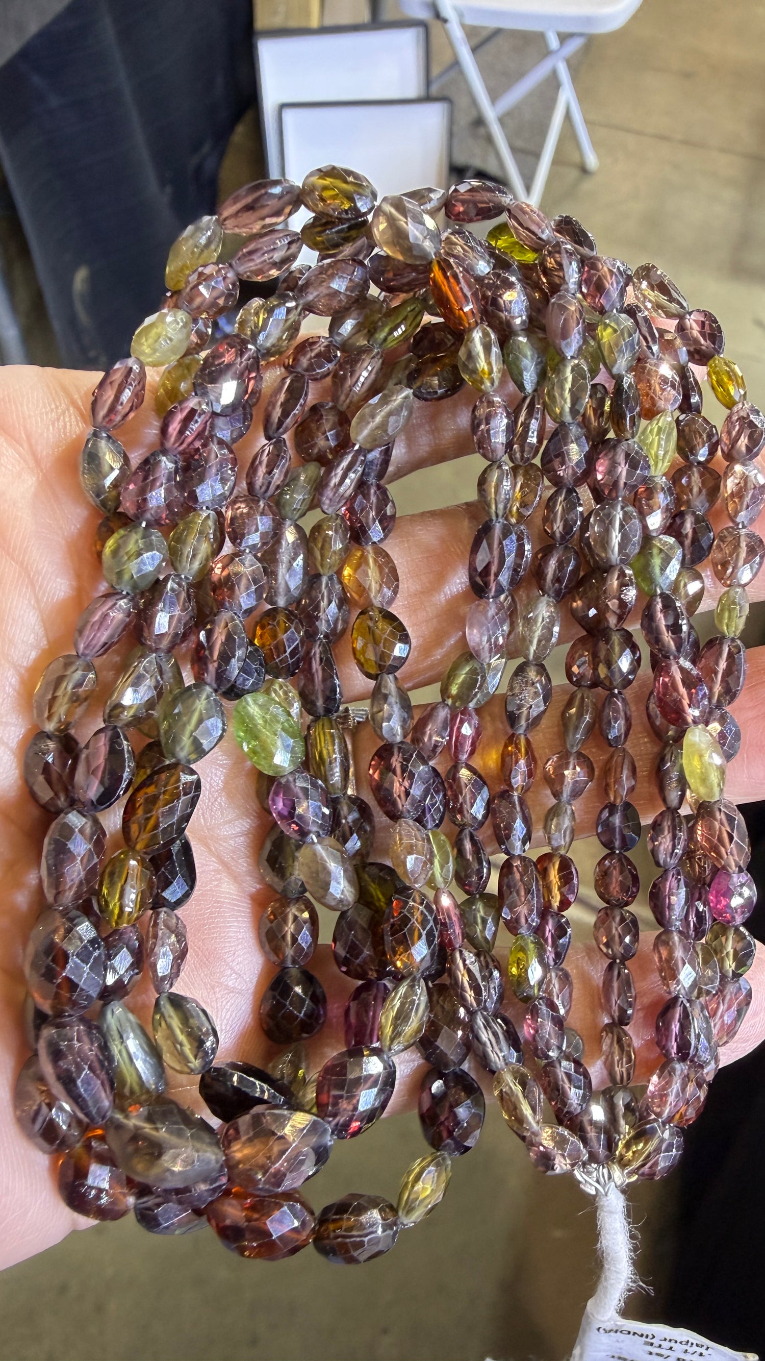 Sapphire Beads 16 inches