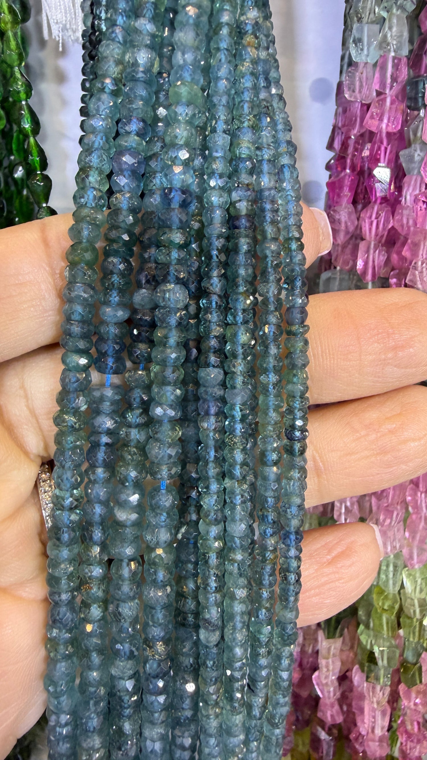 Tourmaline Beads 16 inches
