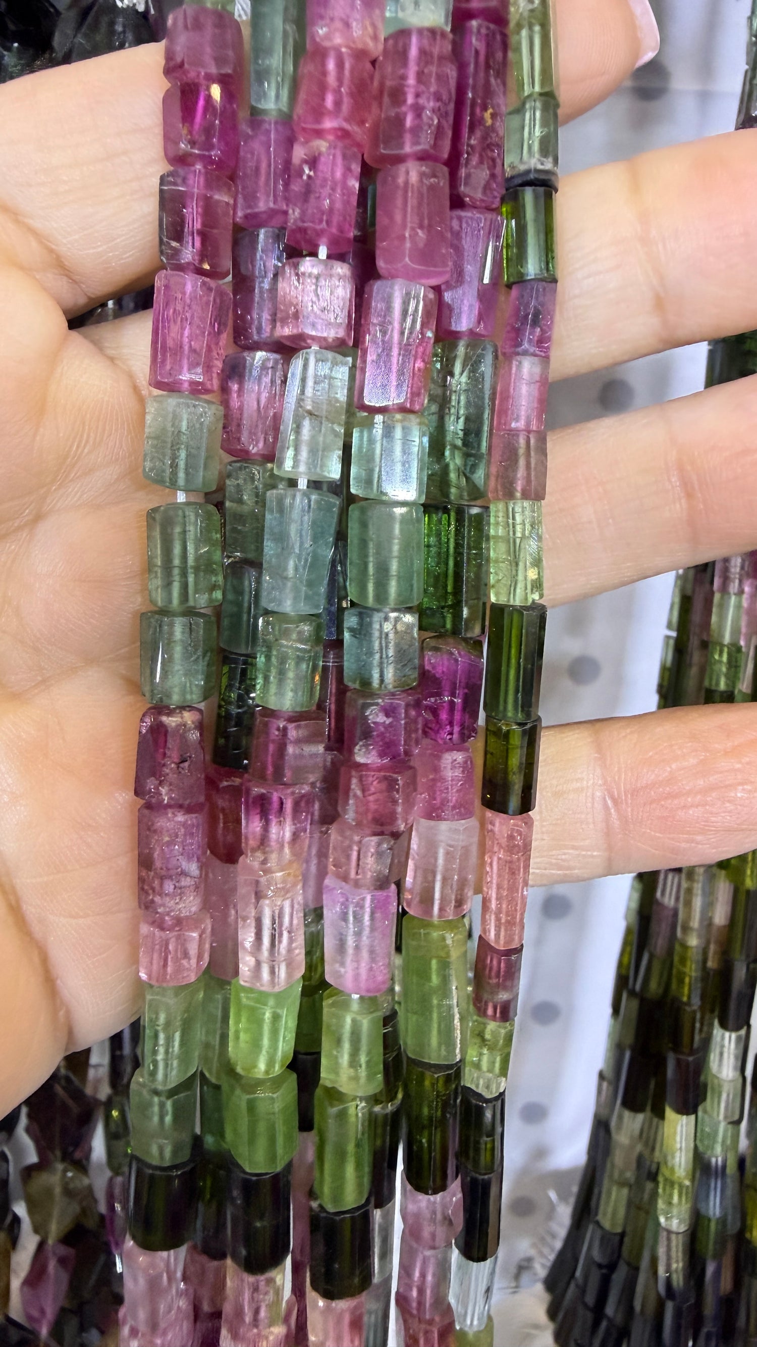 Tourmaline Beads 16 inches