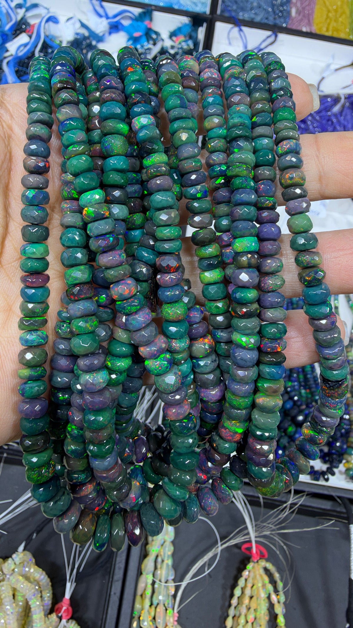 Ethiopian Opal Custom Designed Beaded Necklace