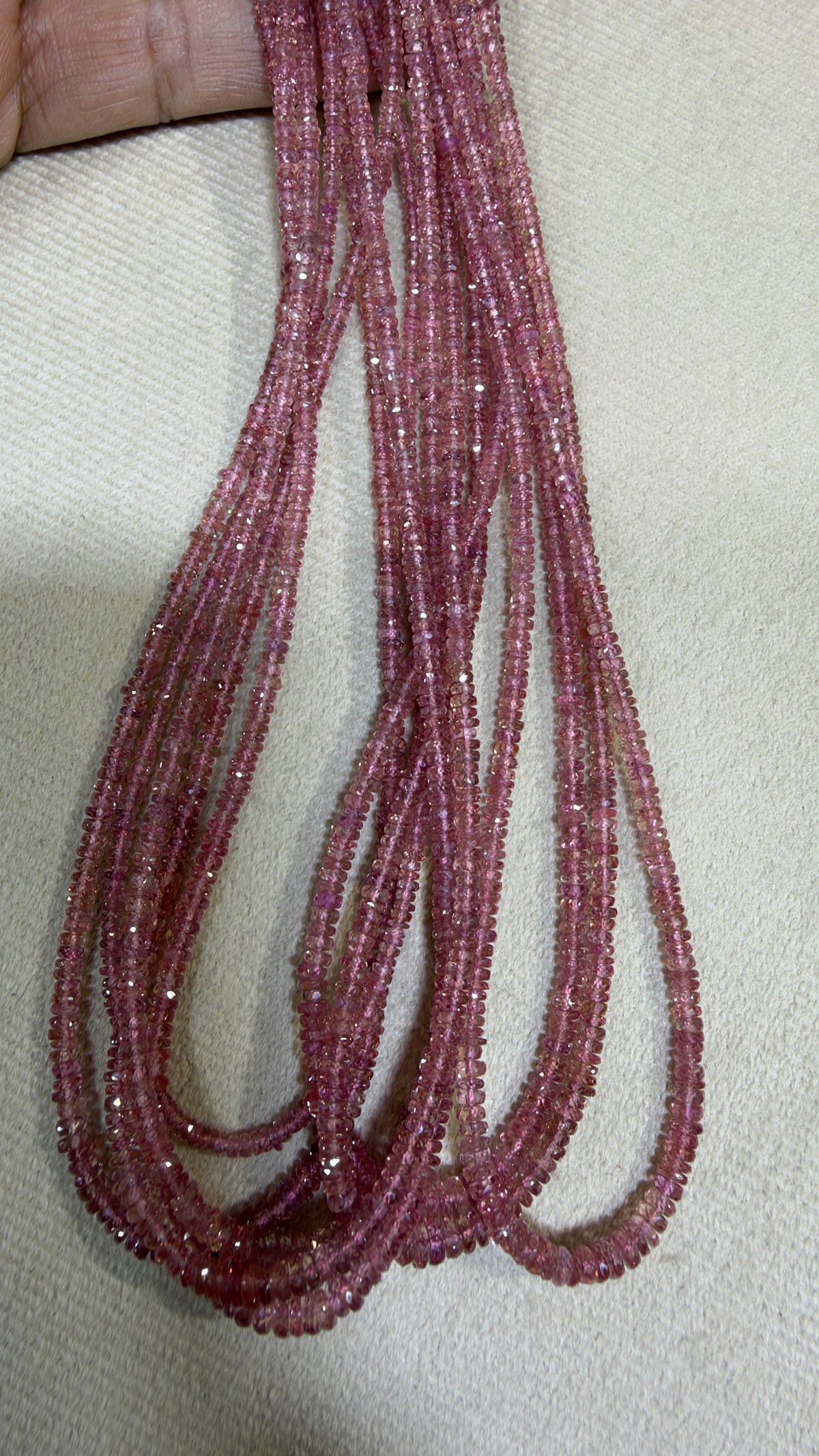 Sapphire Custom Designed Beaded Necklace