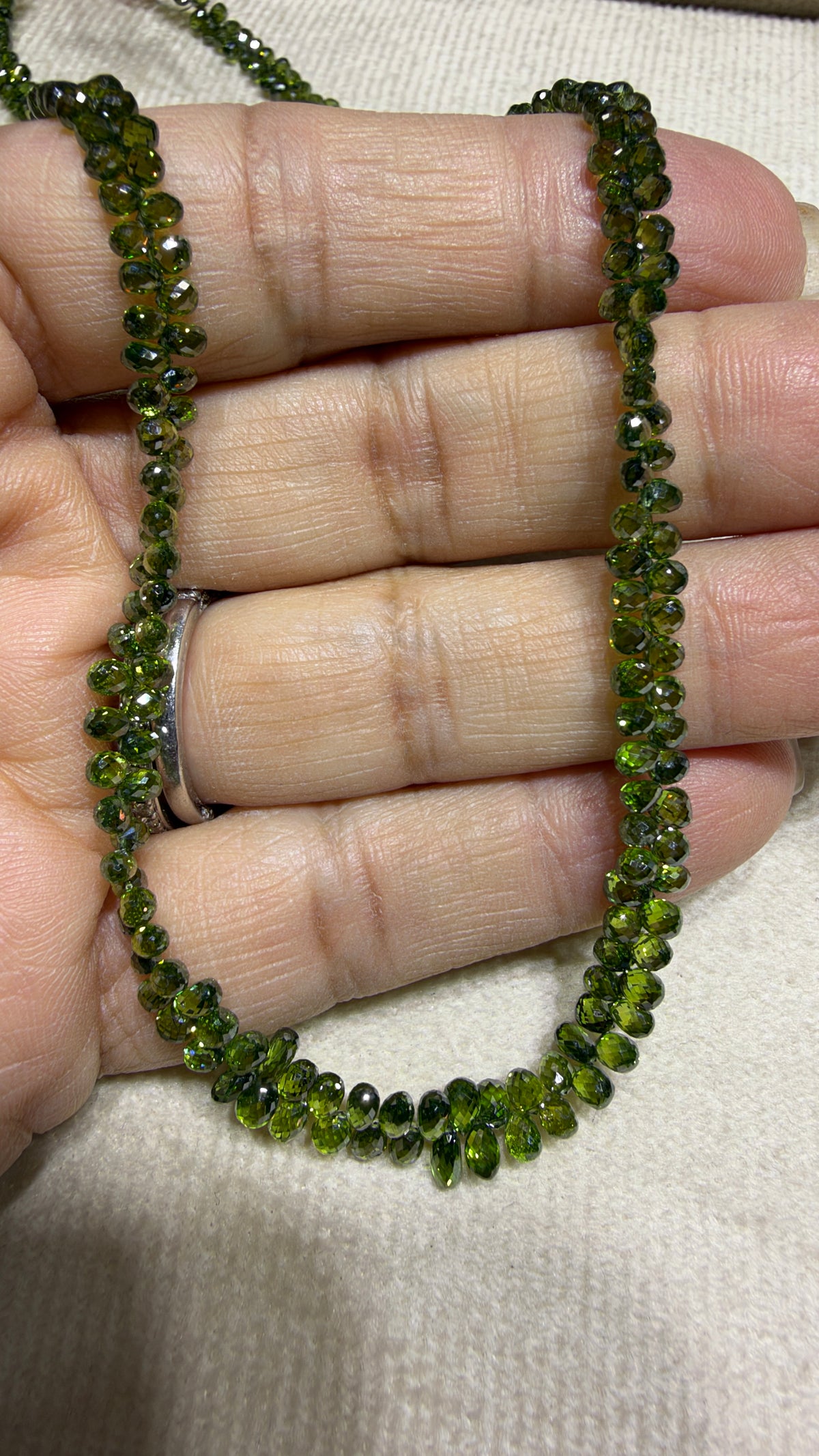 Diamond Custom Designed Beaded Necklace