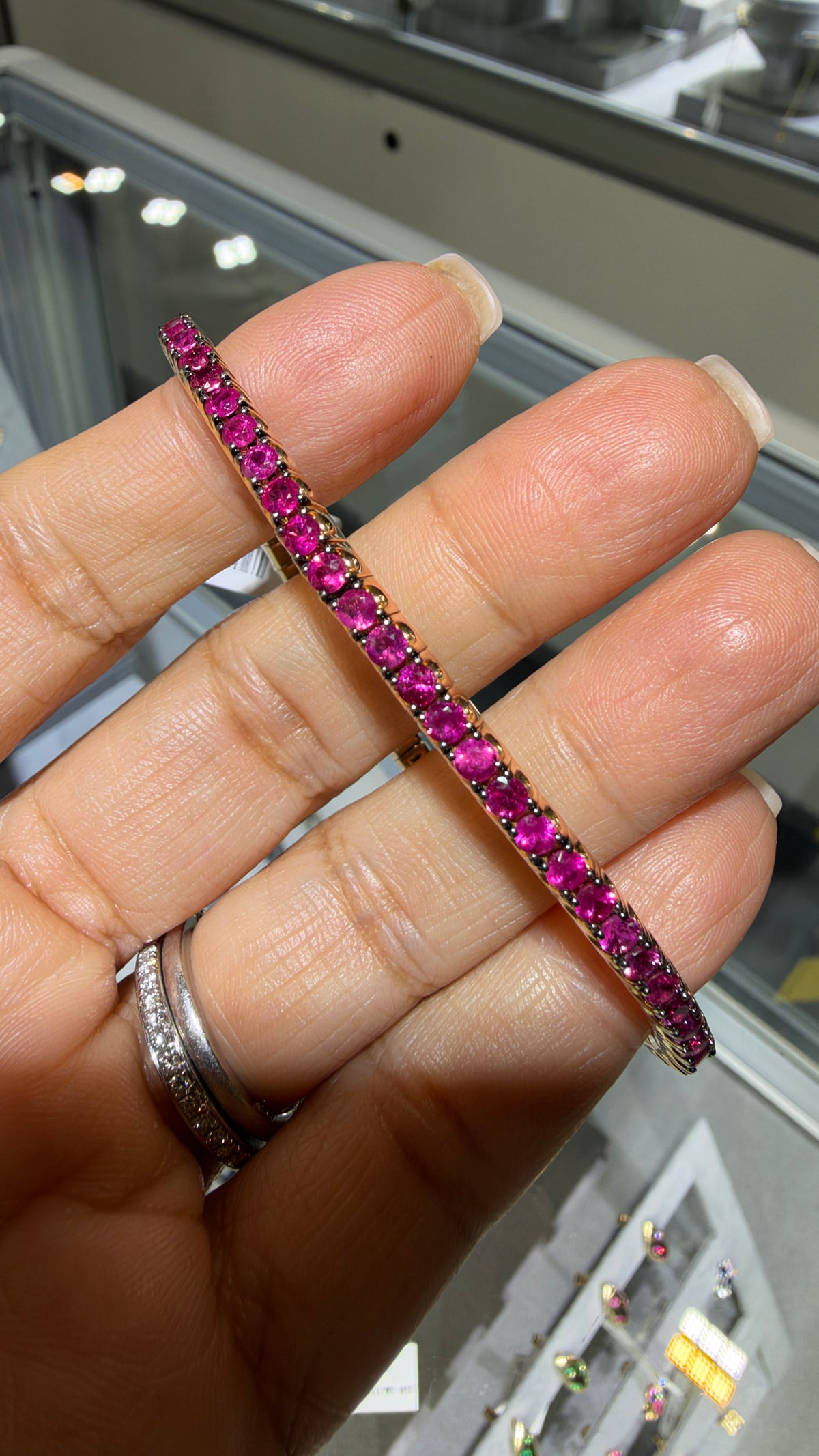14k Yellow Gold Bracelet With Ruby