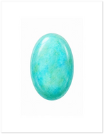 Turquoise Birthstone Greeting Cards, Pack of 10 | Ulka Rocks