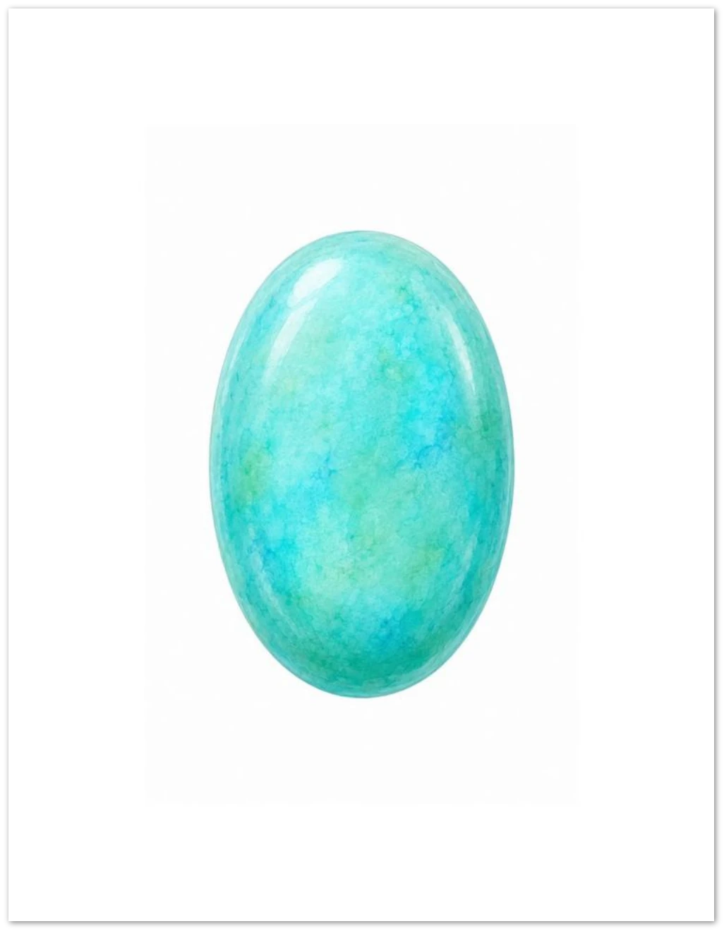 Turquoise Birthstone Greeting Cards, Pack of 10 | Ulka Rocks