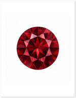 Garnet Birthstone Greeting Cards, Pack of 10 | Ulka Rocks