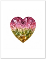 Tourmaline Birthstone Greeting Cards, Pack of 10 | Ulka Rocks